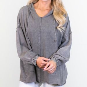 Grey Lightweight Hoodie